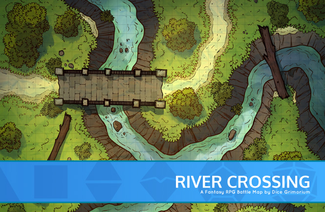 River Crossing Battle Map Banner