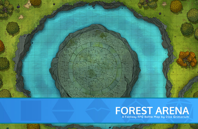 Карта леса арена