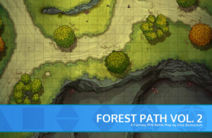 Forest Path Vol. 2 - D&D Map for Roll20 And Tabletop - Dice Grimorium