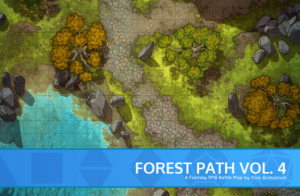 Forest Path Vol. 4 | D&D Map for Roll20 And Tabletop — Dice Grimorium