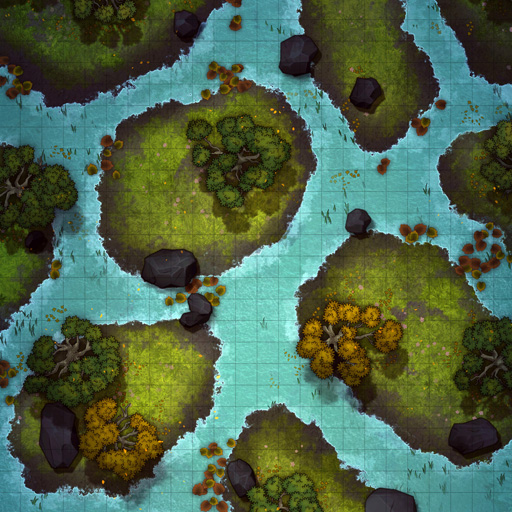 Forest Islets Battle Map Thumb
