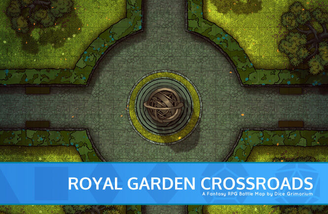 Royal Garden Crossroads Battle Map Banner