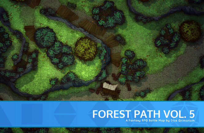 Forest Path Vol. 5 Battle Map Banner