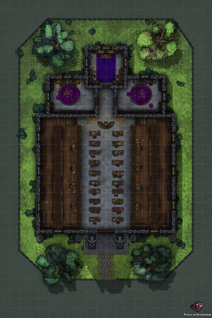 Stoneflame Library Battle Map