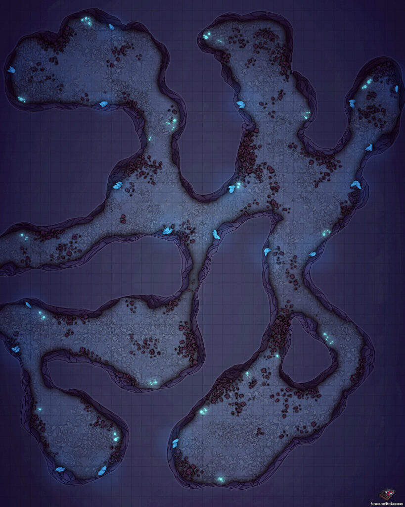 Cave Tunnels Vol. 3 Battle Map