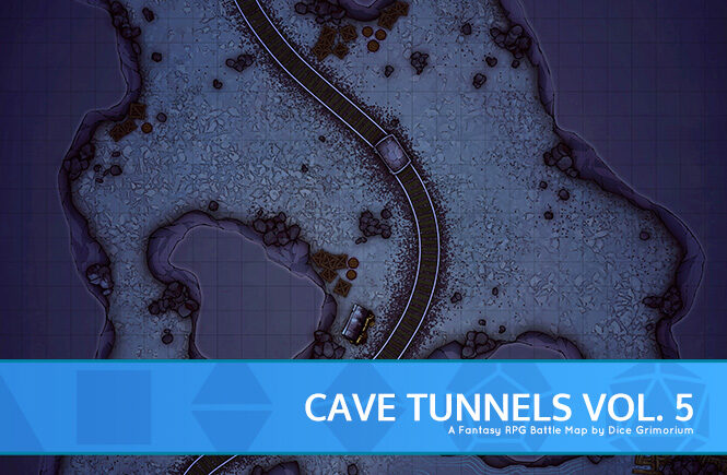 Cave Tunnels Vol. 5 Battle Map Banner