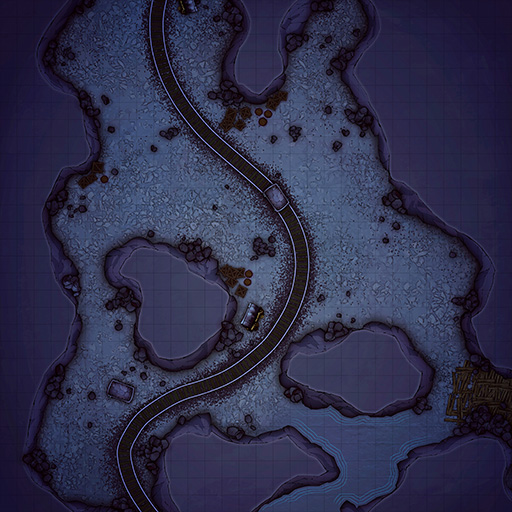 Cave Tunnels Vol. 5 D&D Battle Map Thumb
