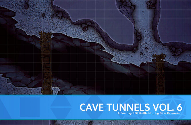 Cave Tunnels Vol. 6 D&D Battle Map Banner