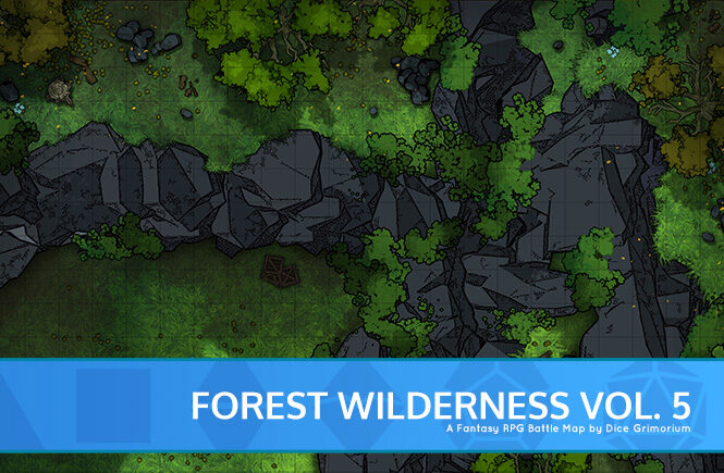 Forest Wilderness Vol. 5 D&D Battle Map Banner