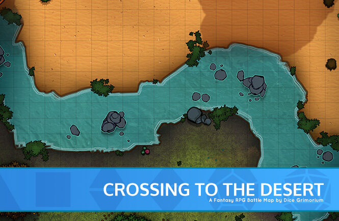 Desert's Edge D&D Battle Map Banner
