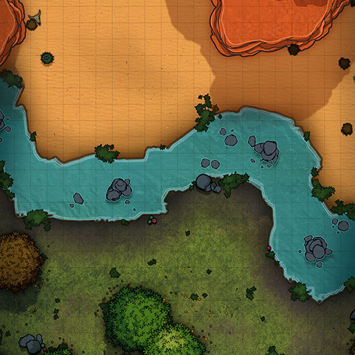 Desert's Edge D&D Battle Map Thumb