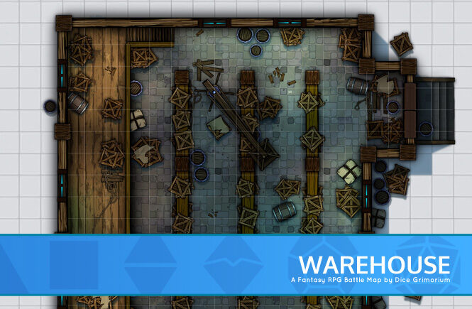 Warehouse D&D Battle Map Banner