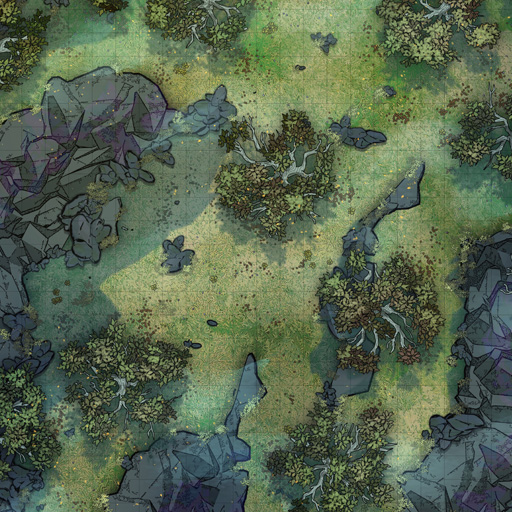 Mountain Forest Path Vol. 2 D&D Battle Map Thumb
