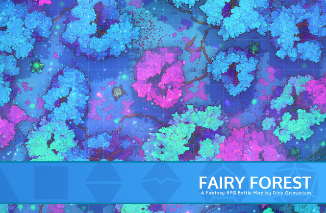 Fairy Forest D&D Battle Map Banner