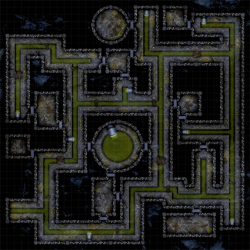 City Sewers Vol. 2 D&D Battle Map Thumb