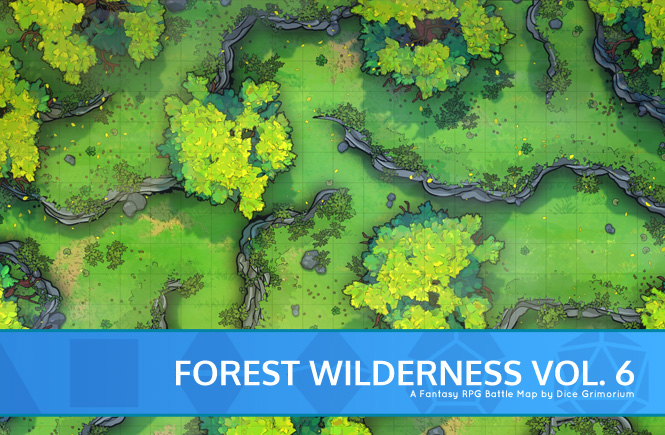 Forest Wilderness Vol. 6 D&D Battle Map Banner