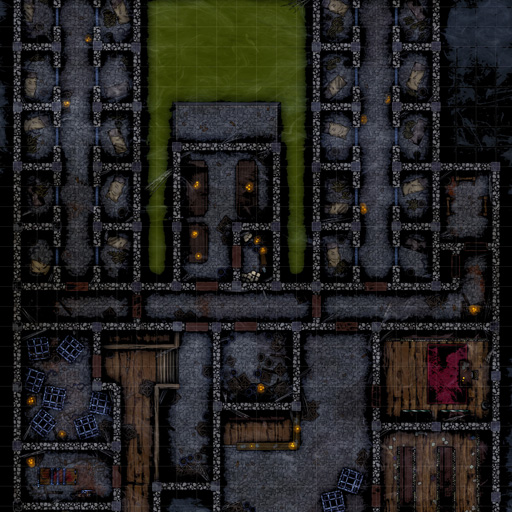 Old Prison D&D Battle Map Thumb