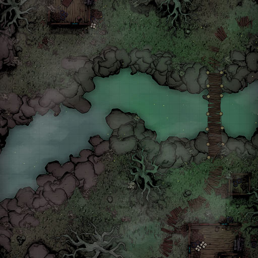 Swamp River D&D Battle Map Thumb