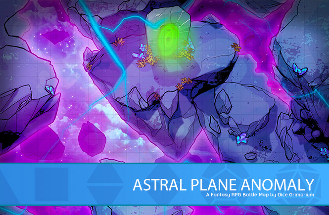 Astral Plane Anomaly D&D Battle Map Banner