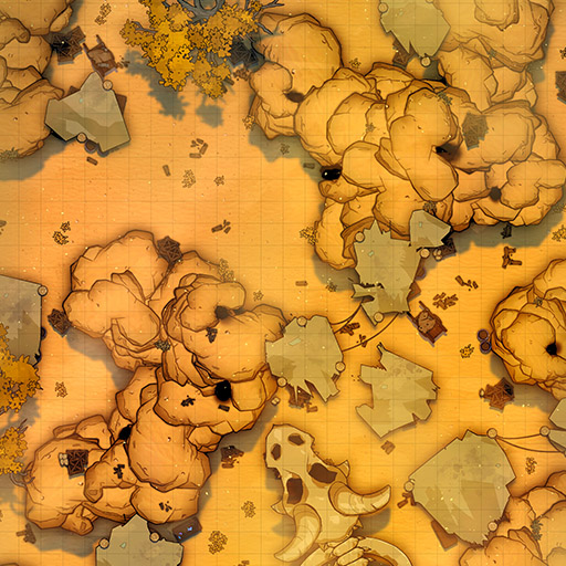 Desert Hideout D&D Battle Map Thumb