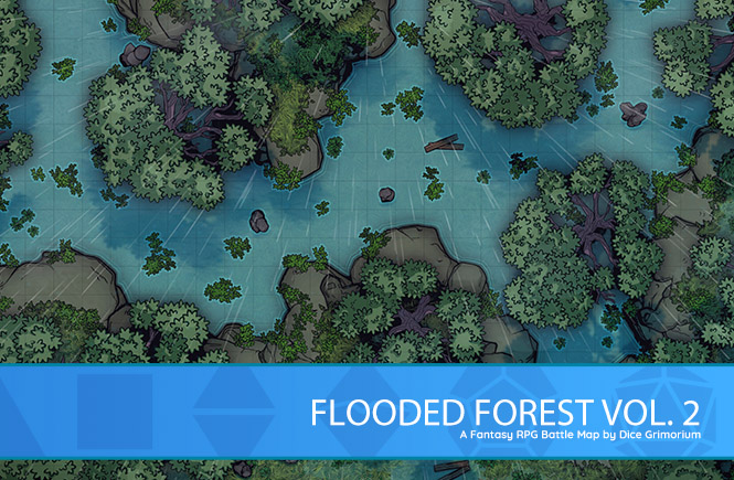 Flooded Forest Vol2 D&D Battle Map Banner