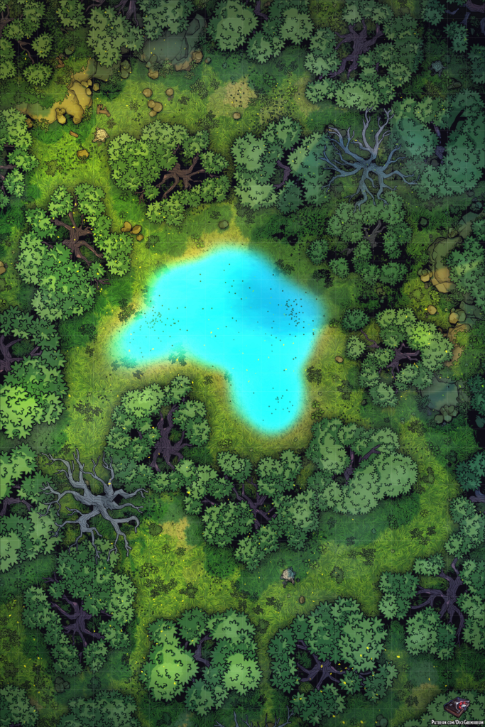 Forest Pond Vol.2 D&D Battle Map