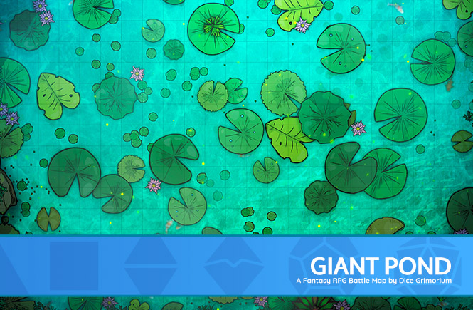 Giant Pond D&D Battle Map Banner
