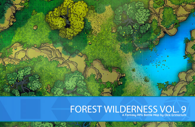 Forest Wilderness Vol.9 D&D Battle Map Banner