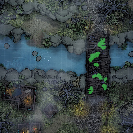 Haunted Bridge D&D Battle Map Thumb